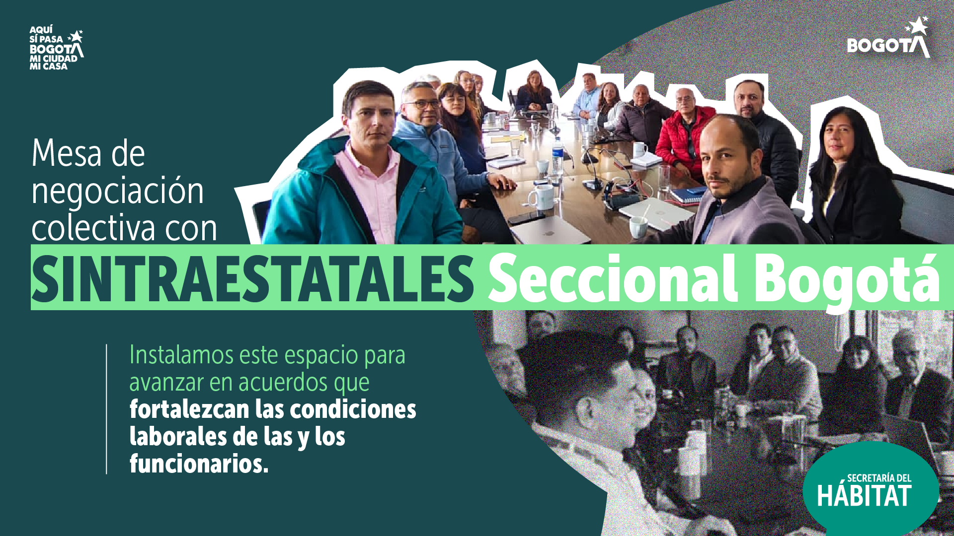 Mesa de negociación colectiva con SINTRAESTATALES