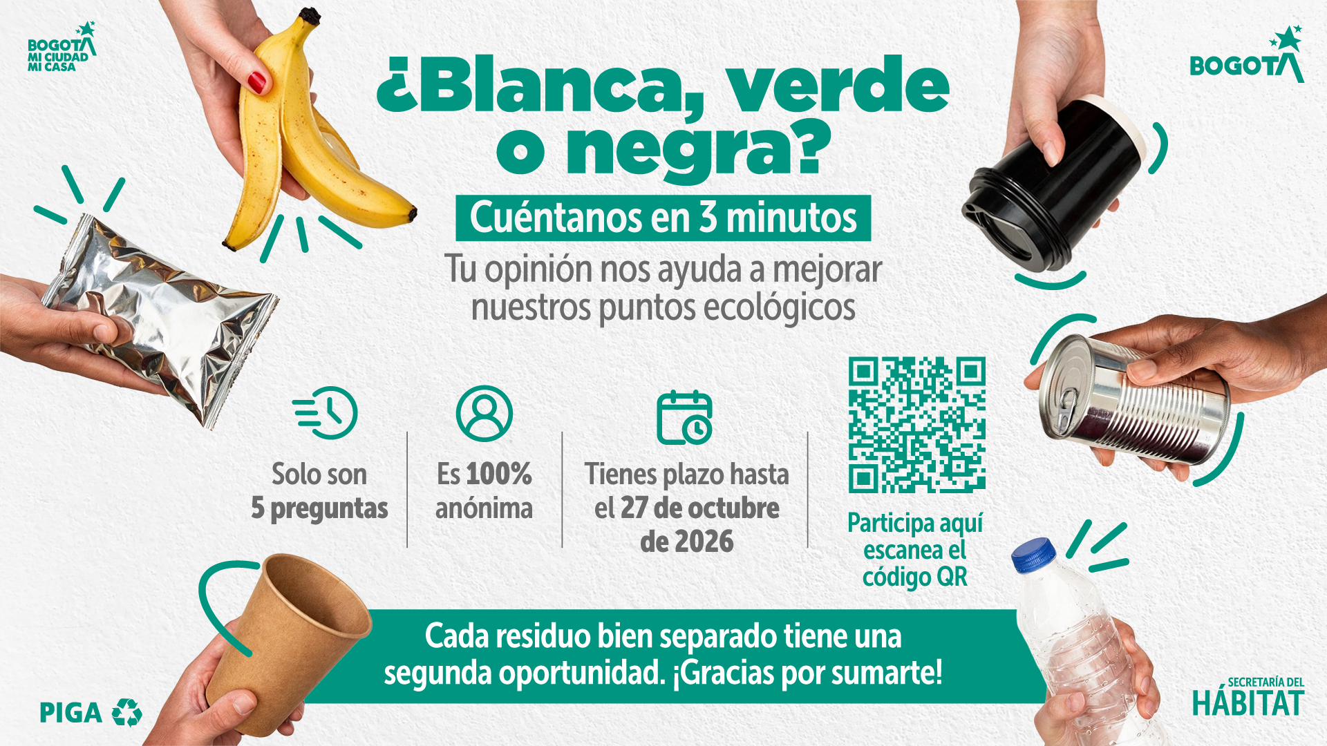 Encuesta de puntos ecológicos.