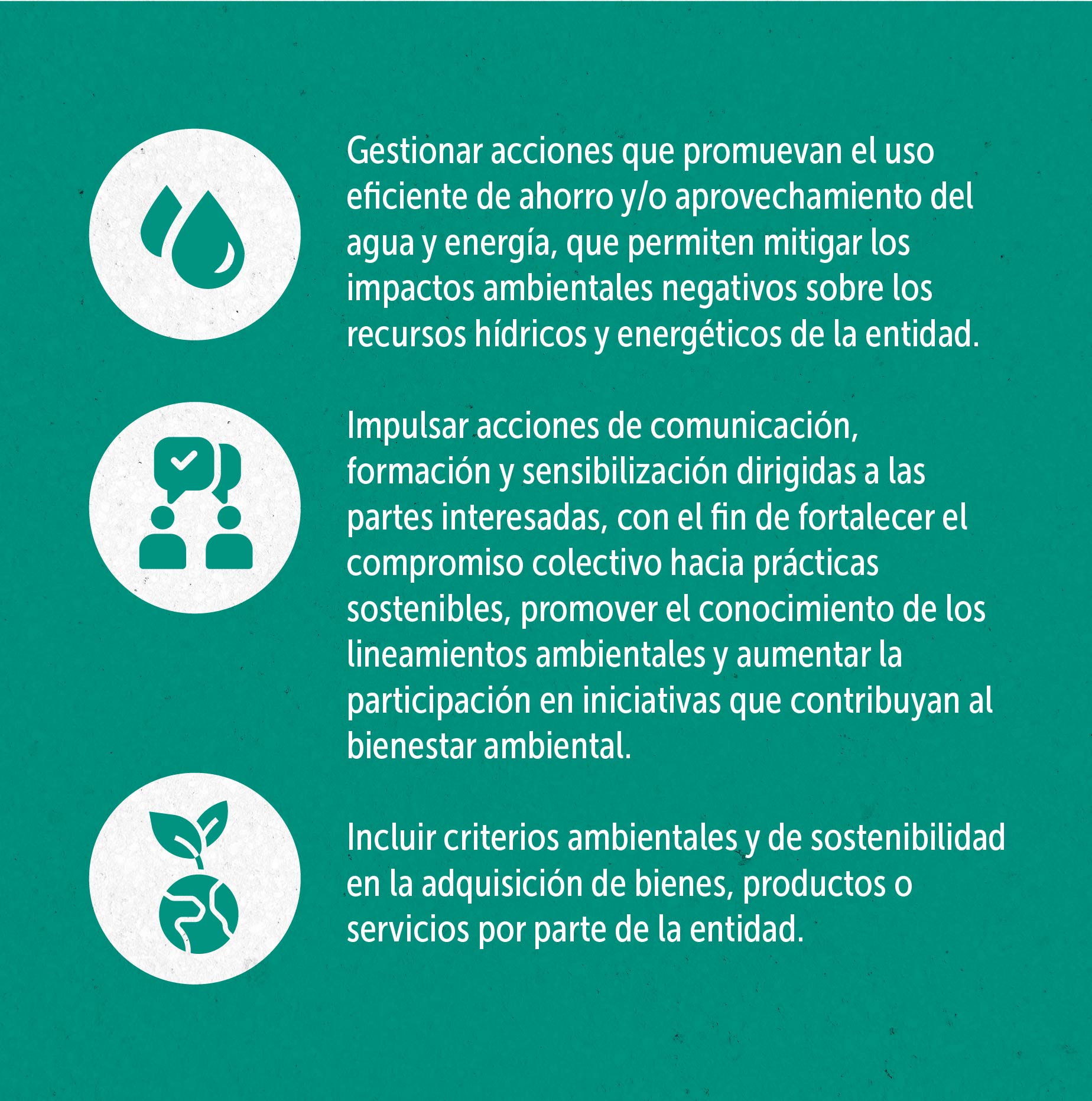 Objetivos del Sistema de Gestión Ambiental