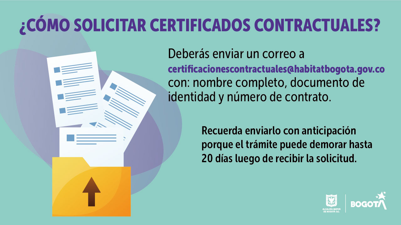 ¿Como solicitar certificados contractuales?